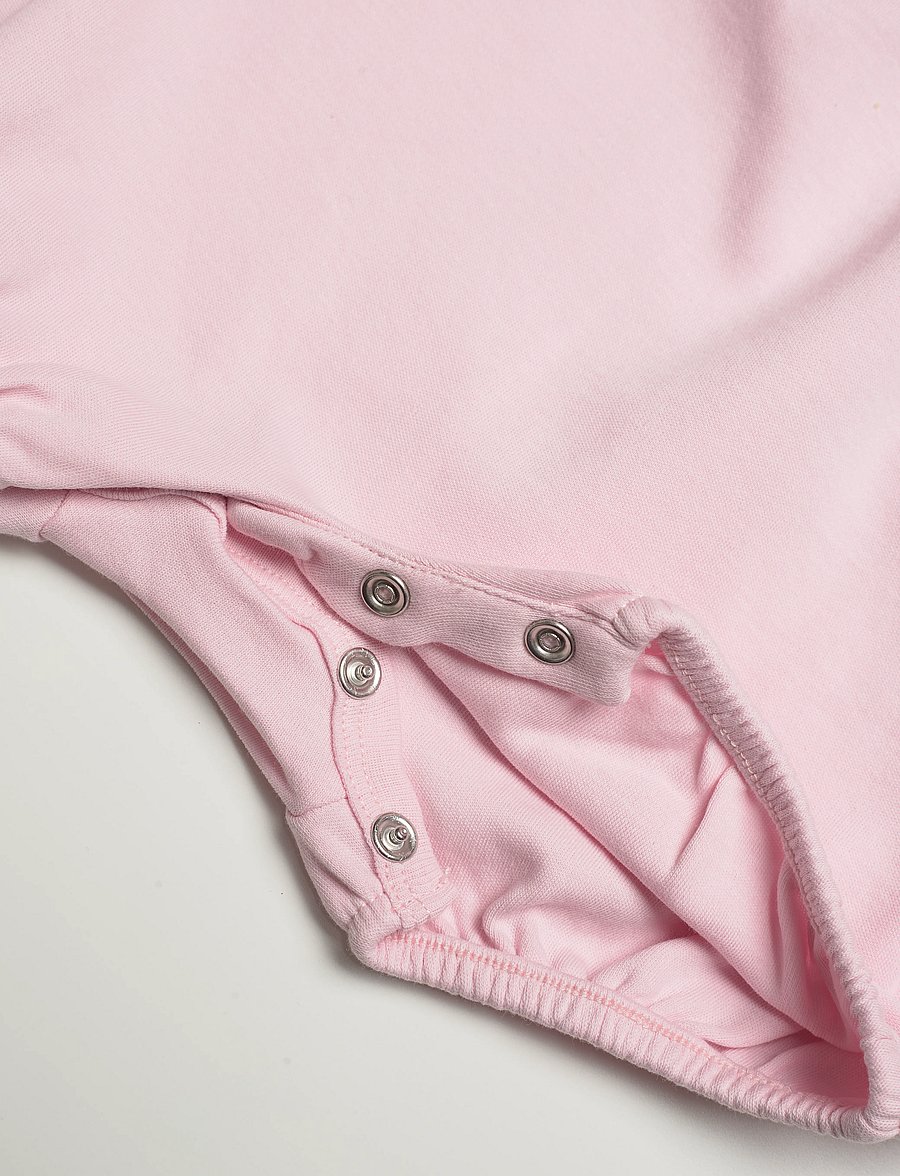 Ralph Lauren Baby - Cotton Interlock Bubble Shortall - hint of pink - 3