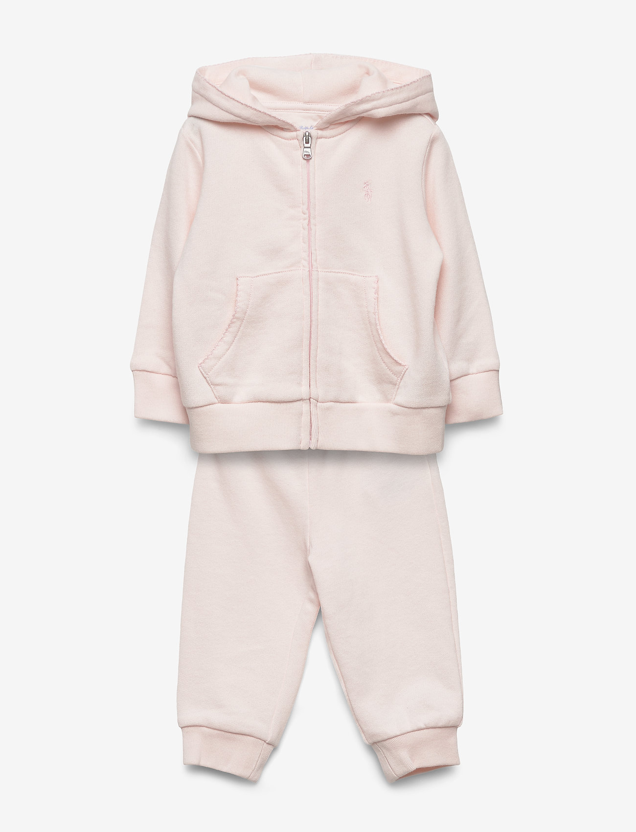 Ralph Lauren Baby - French Terry Hoodie & Pant Set - delicate pink - 0