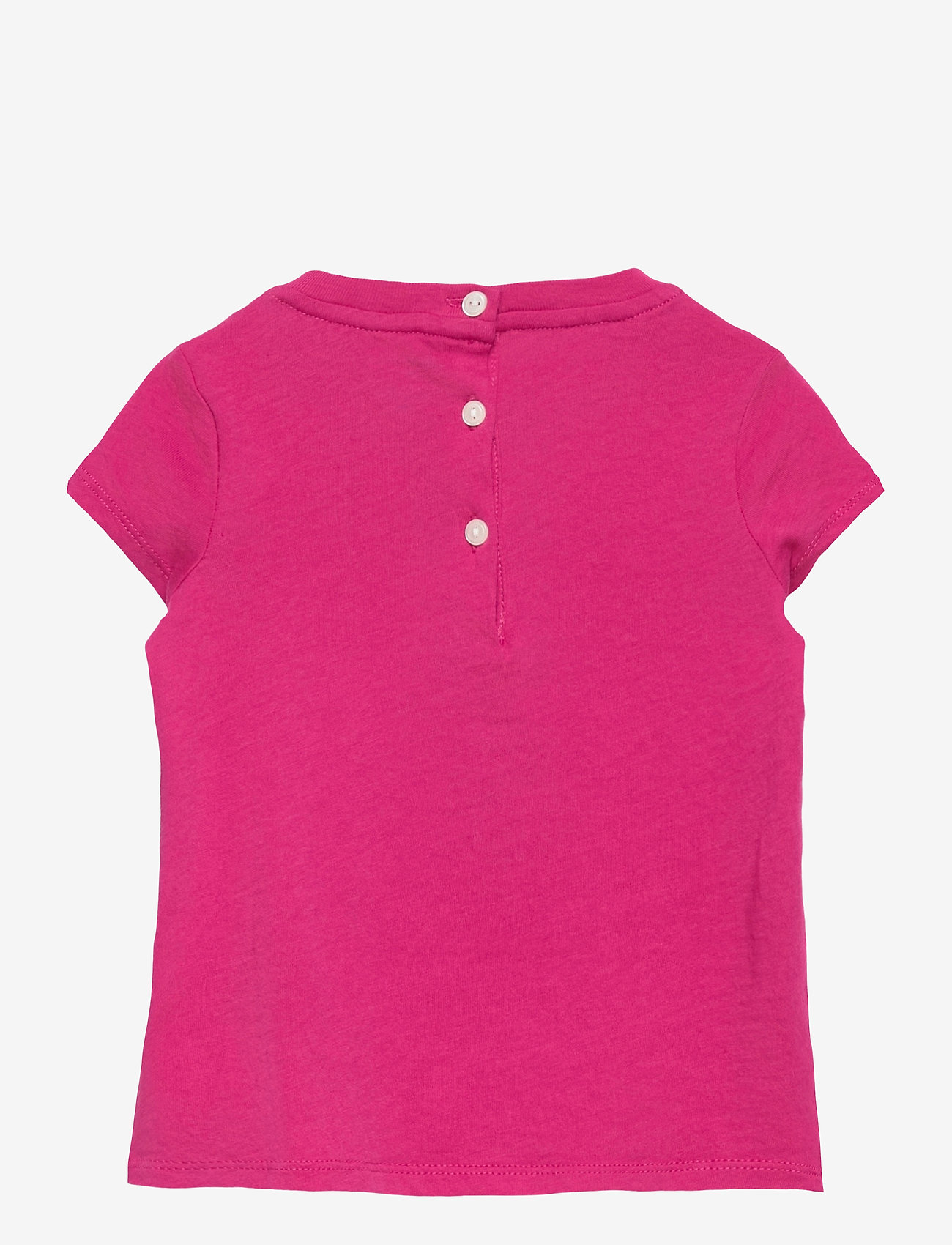 Ralph Lauren Baby - Backpack Bear Cotton Tee - college pink - 1