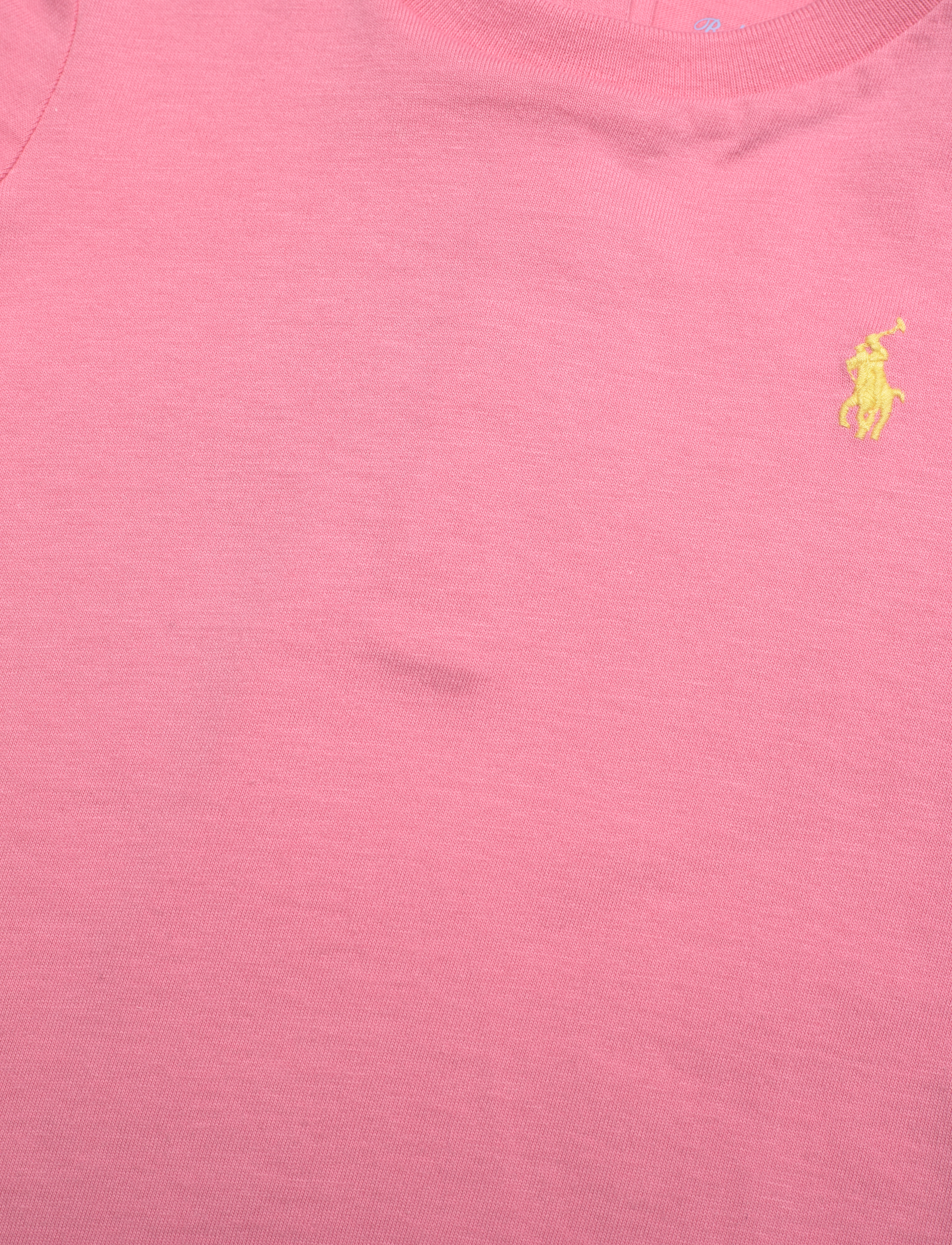 Ralph Lauren Baby - Cotton Jersey Crewneck Tee - florida pink w/ o - 2