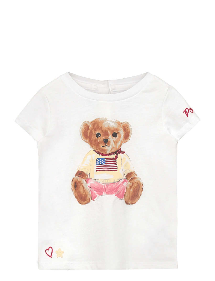Ralph Lauren Baby - Polo Bear Cotton Jersey Tee - white - 0