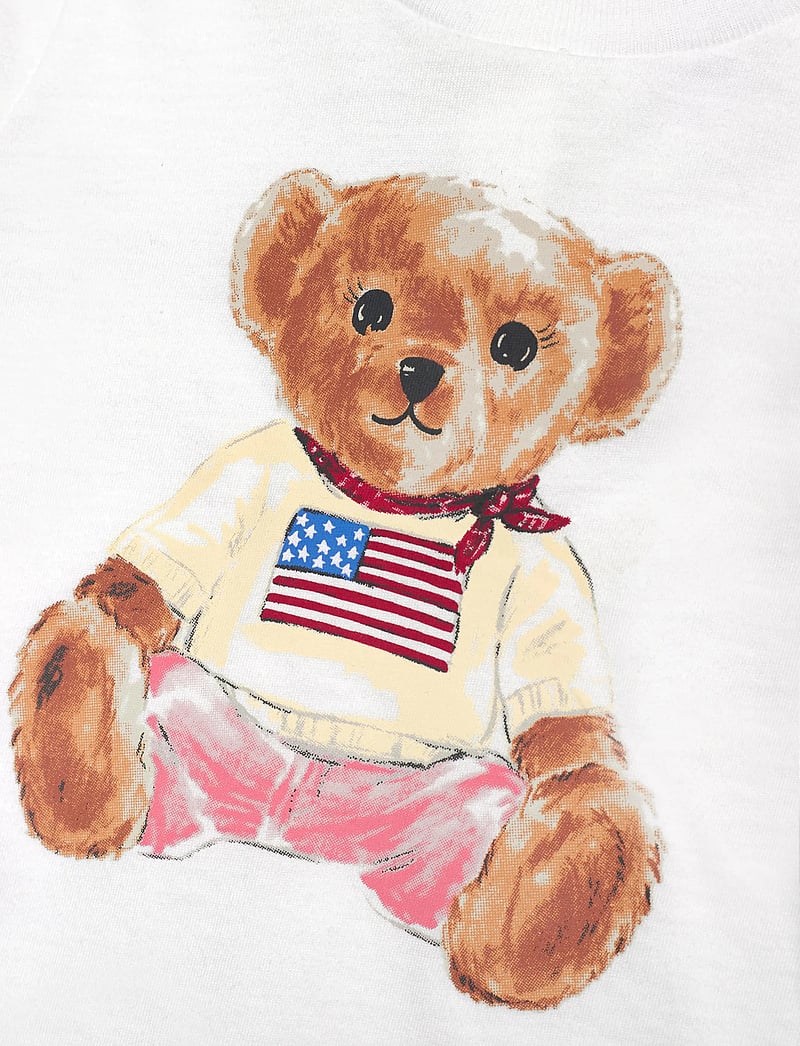 Ralph Lauren Baby - Polo Bear Cotton Jersey Tee - kortærmede t-shirts - white - 2