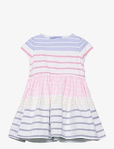 Striped Cotton Oxford Dress & Bloomer, Ralph Lauren Baby