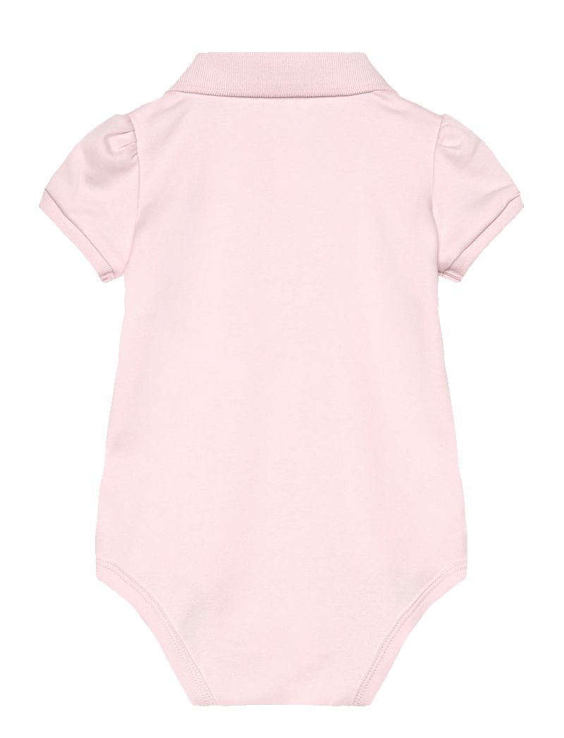 Ralph Lauren Baby - Soft Cotton Polo Bodysuit - kortærmede heldragter - delicate pink - 1