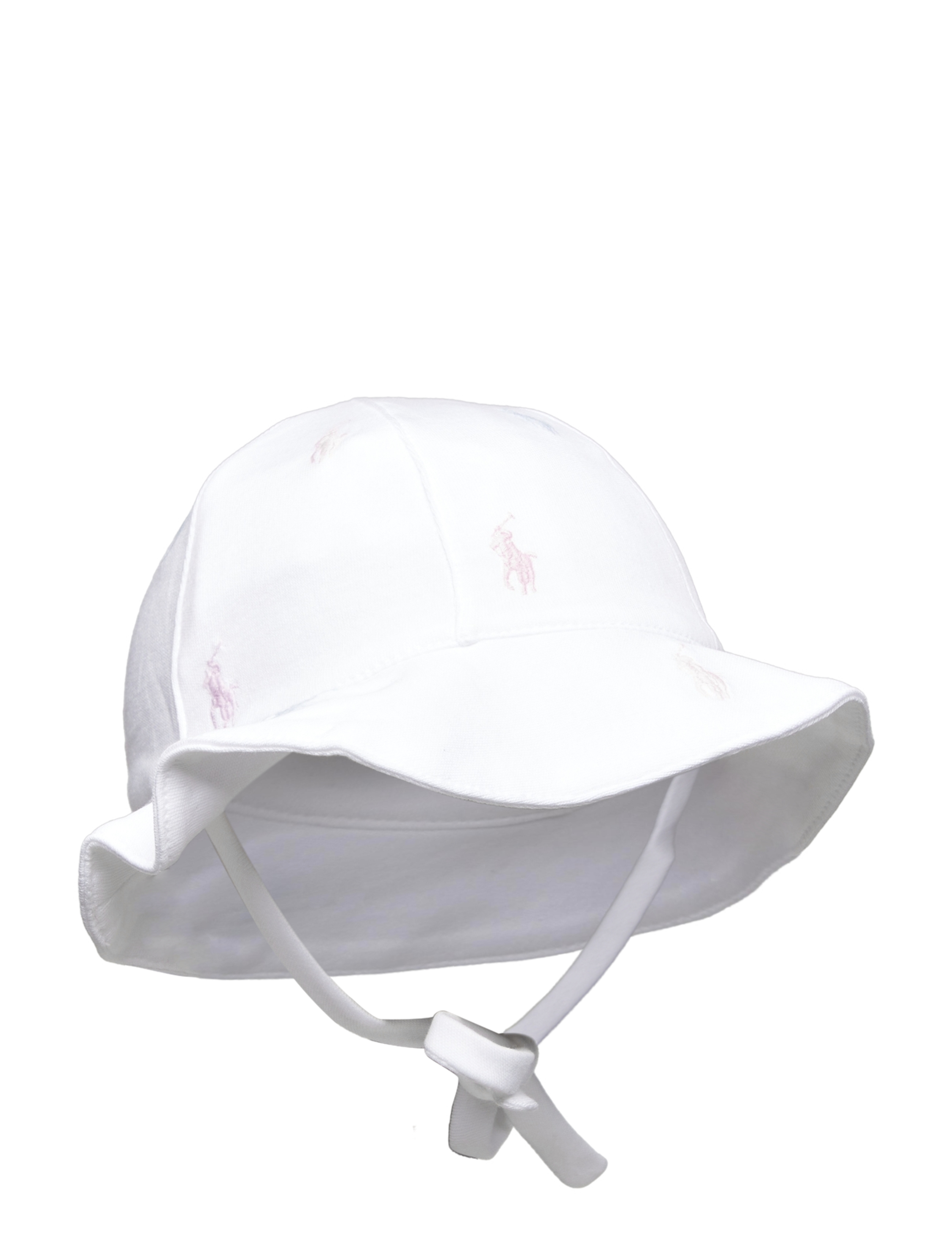 Ralph Lauren Baby - Polo Pony Cotton Interlock Hat - white - 0