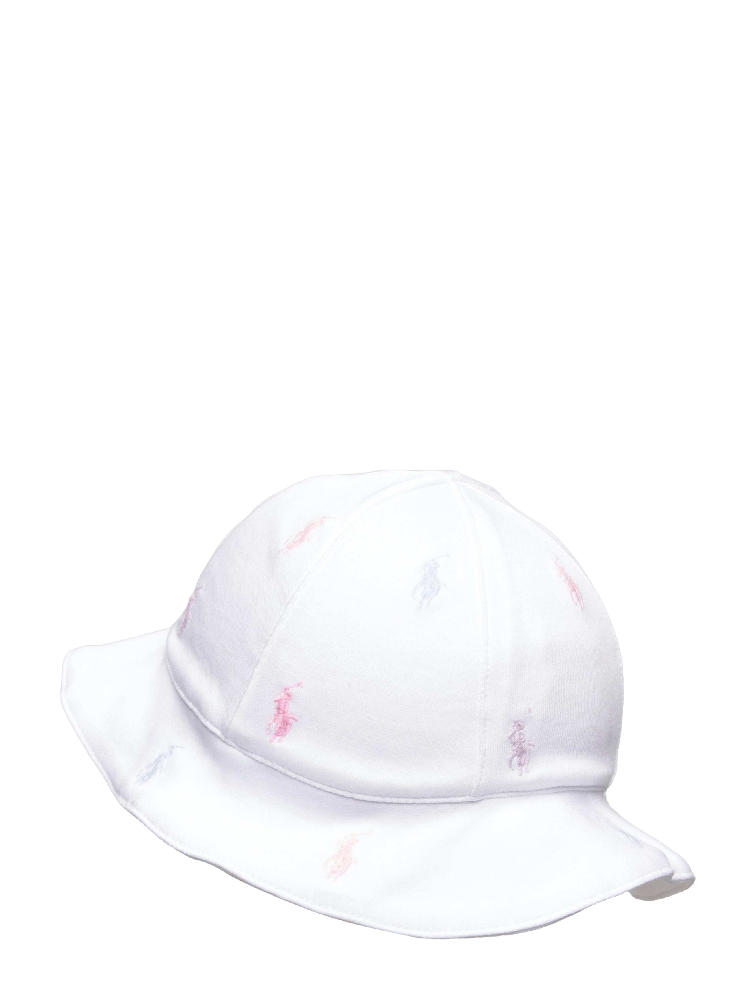 Ralph Lauren Baby - Polo Pony Cotton Interlock Hat - white - 1