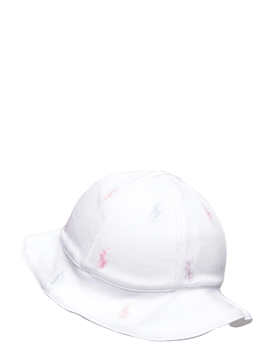 Ralph Lauren Baby - Polo Pony Cotton Interlock Hat - white - 1