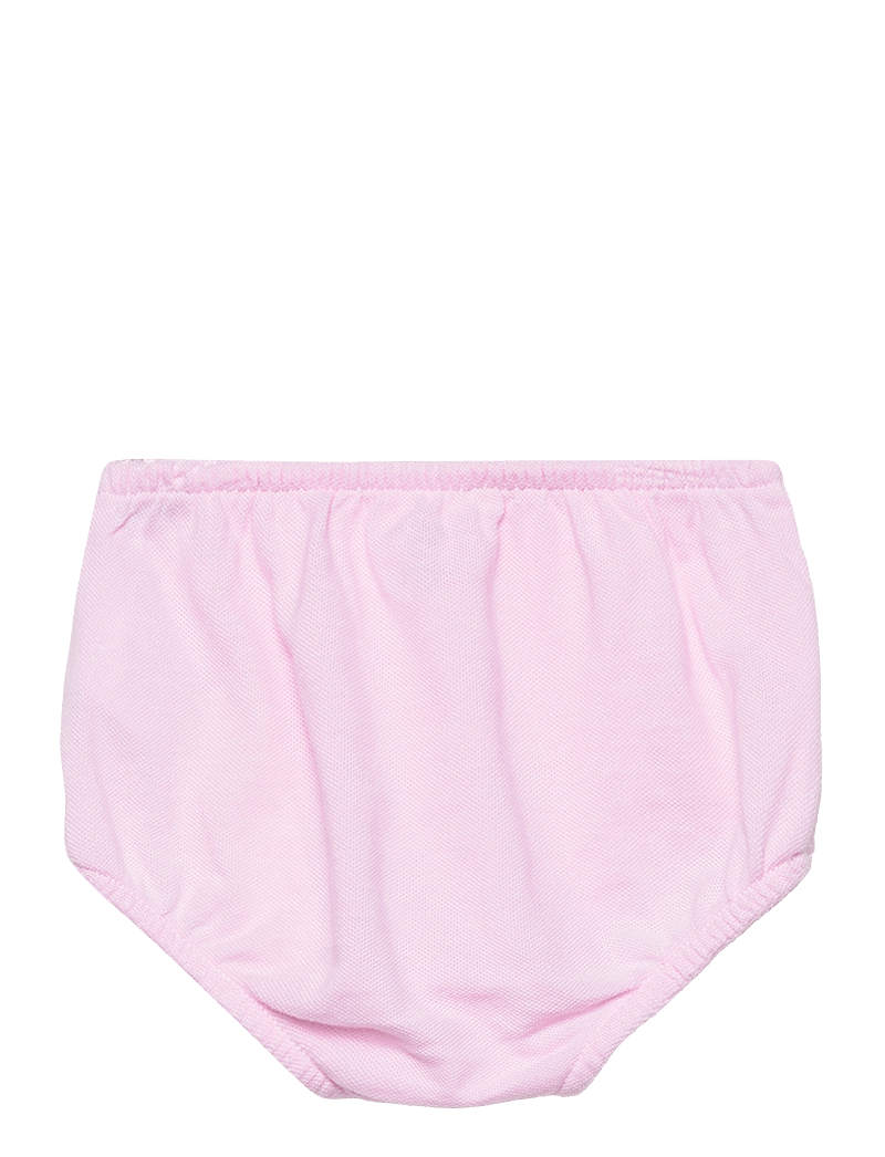 Ralph Lauren Baby - Oxford Mesh Dress & Bloomer - long-sleeved baby dresses - carmel pink - 3