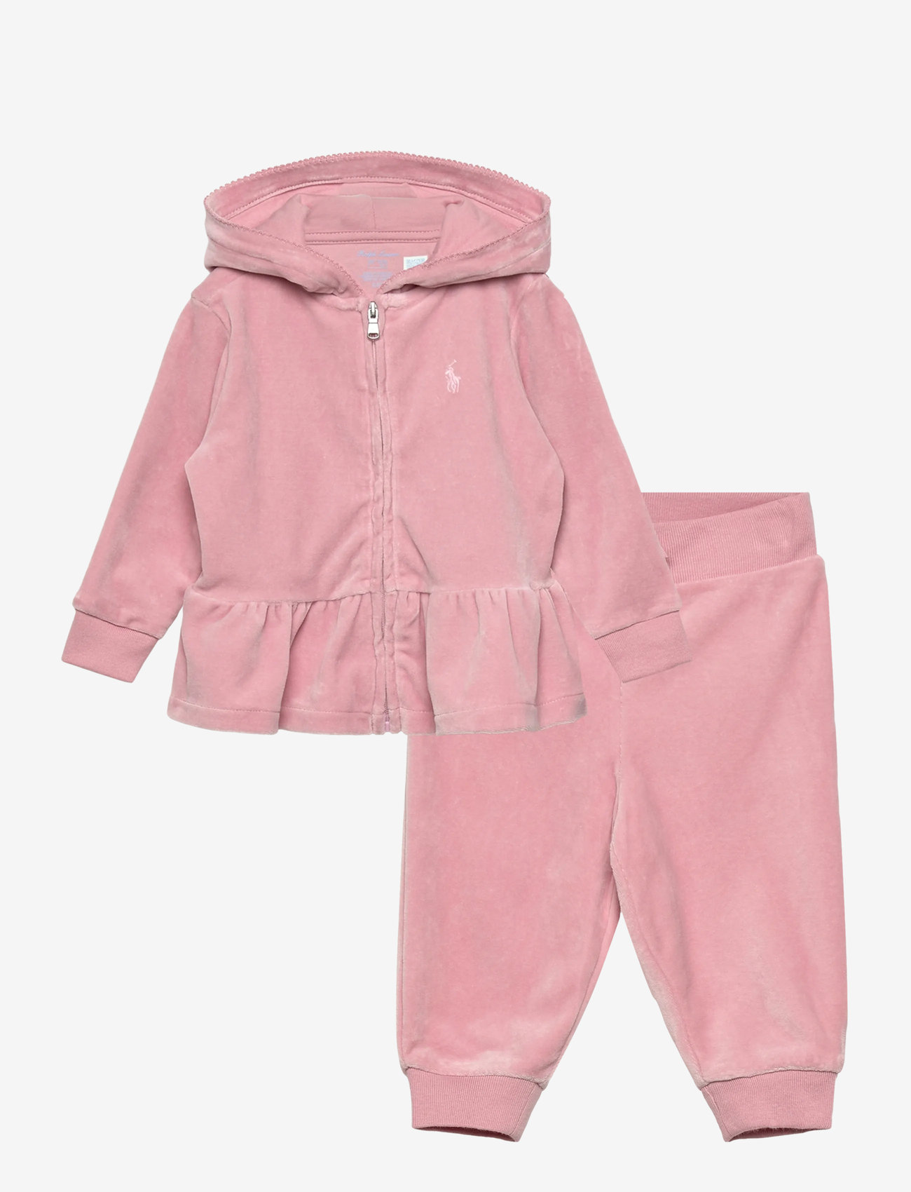 Ralph Lauren Baby Velour Hoodie Jogger Pant Set (RAF310877764)  Tracksuits