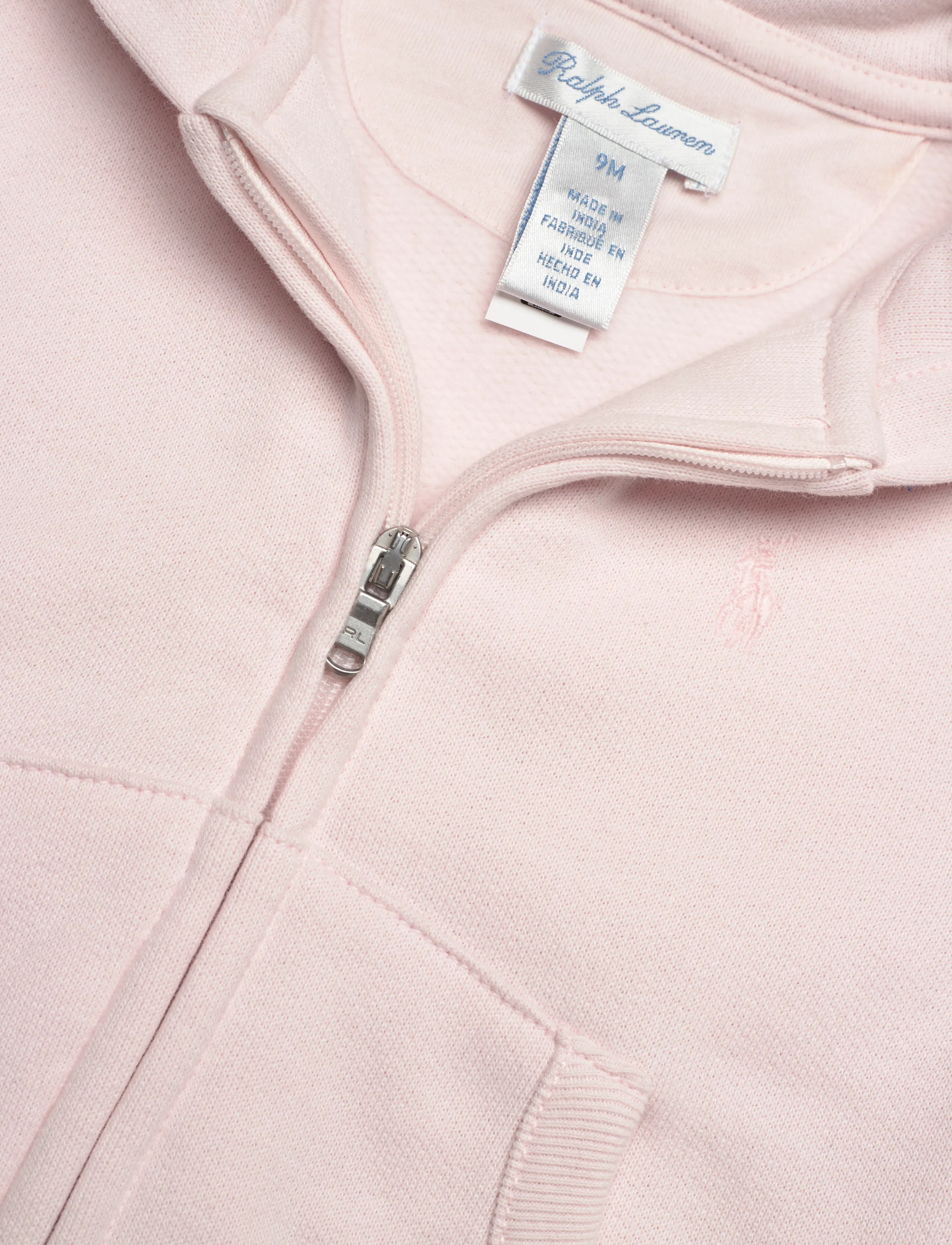 Ralph Lauren Baby - Fleece Full-Zip Hoodie & Jogger Pant Set - delicate pink - 4
