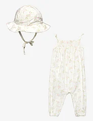 Ralph Lauren Baby - Floral Smocked Jumpsuit & Hat Set - vasaros pasiūlymai - forget me not flo - 2