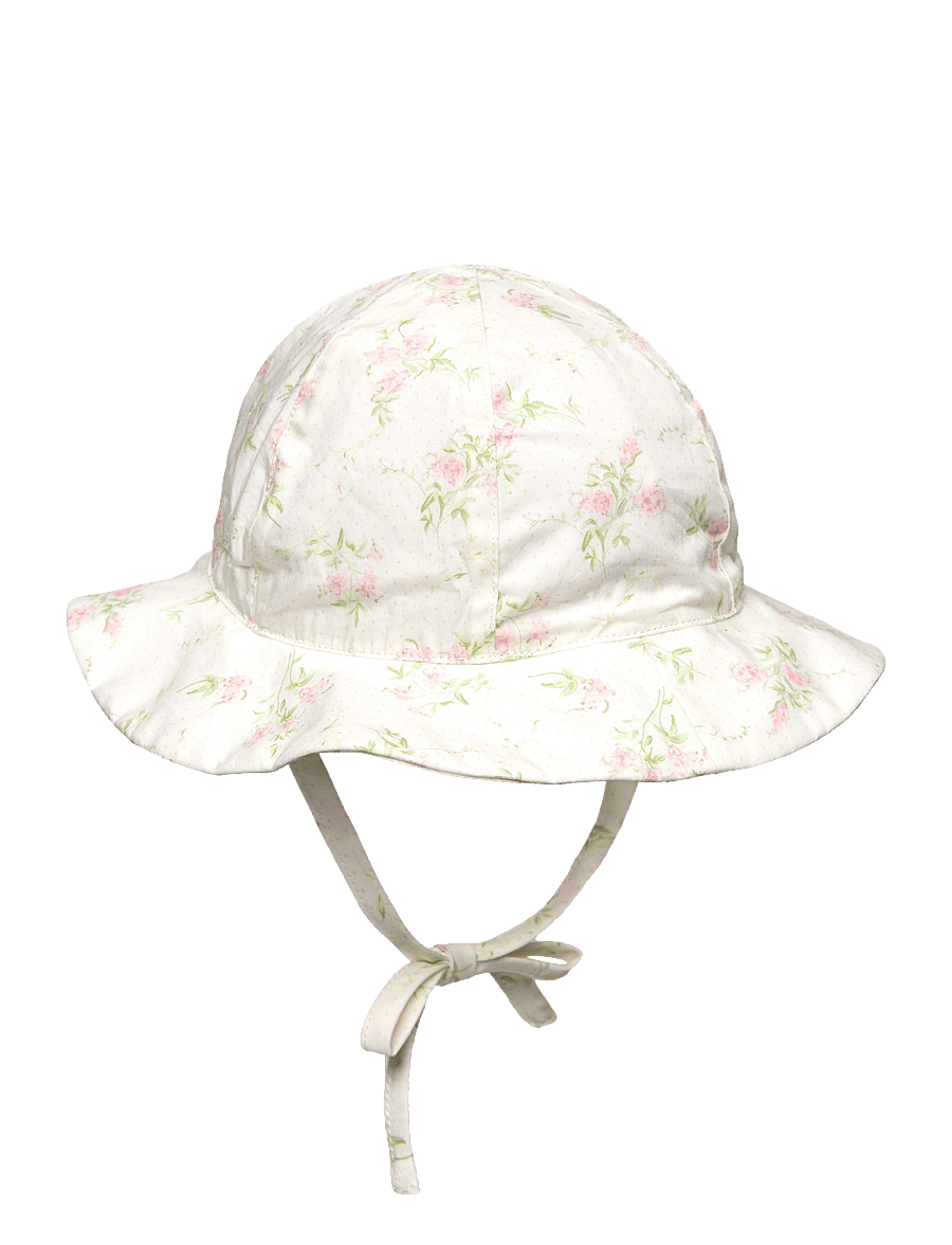 Ralph Lauren Baby - Floral Smocked Jumpsuit & Hat Set - kombinezon - forget me not flo - 3