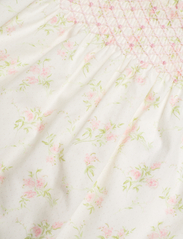 Ralph Lauren Baby - Floral Smocked Jumpsuit & Hat Set - suvised sooduspakkumised - forget me not flo - 4