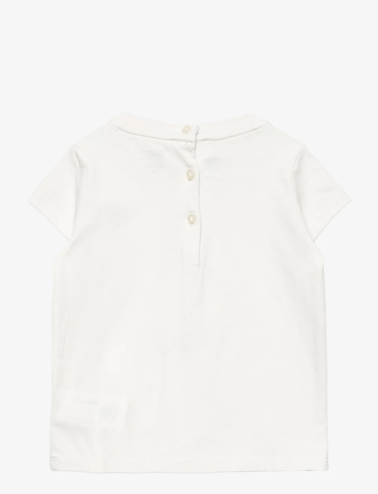Ralph Lauren Baby - Polo Bear Cotton Jersey Tee - lühikeste varrukatega t-särgid - deckwash white - 1