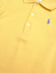 Ralph Lauren Baby - Stretch Mesh Polo Dress & Bloomer - kūdikių suknelės trumpomis rankovėmis - yellow - 2
