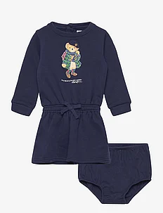 Polo Bear Fleece Dress & Bloomer, Ralph Lauren Baby