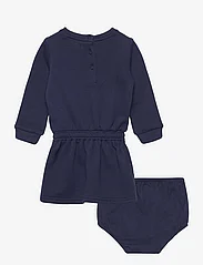 Ralph Lauren Baby - Polo Bear Fleece Dress & Bloomer - pikkade varrukatega vabaaja kleidid - refined navy - 1