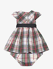 Ralph Lauren Baby - Plaid Fit-and-Flare Dress & Bloomer - kūdikių suknelės trumpomis rankovėmis - cream-red multi - 1