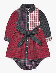 Ralph Lauren Baby - Plaid Poplin Fun Shirtdress & Bloomer - laisvalaikio suknelės ilgomis rankovėmis - multi - 0