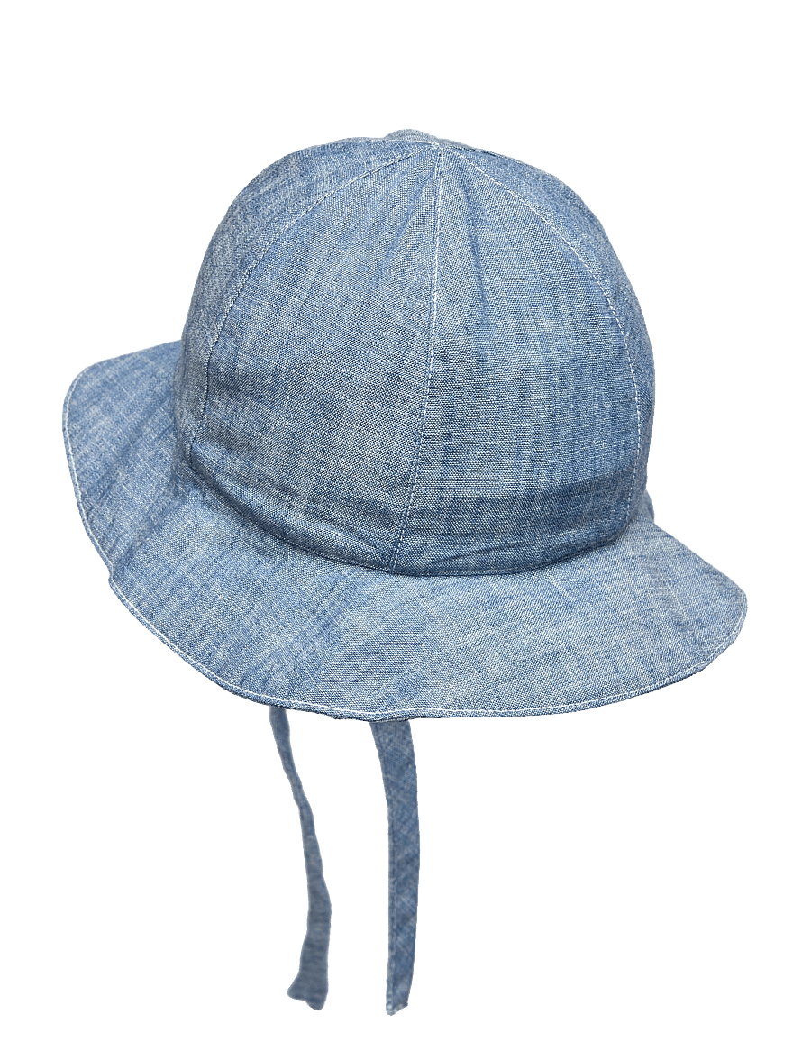Ralph Lauren Baby - Cotton Chambray Hat - light vintage was - 1