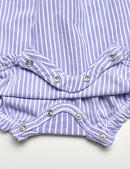 Ralph Lauren Baby - Striped Knit Oxford Bubble Shortall - lyhythihaiset - harbor island blu - 4