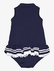 Ralph Lauren Baby - Striped Mesh Polo Dress & Bloomer - vauvojen hihattomat mekot - refined navy - 1