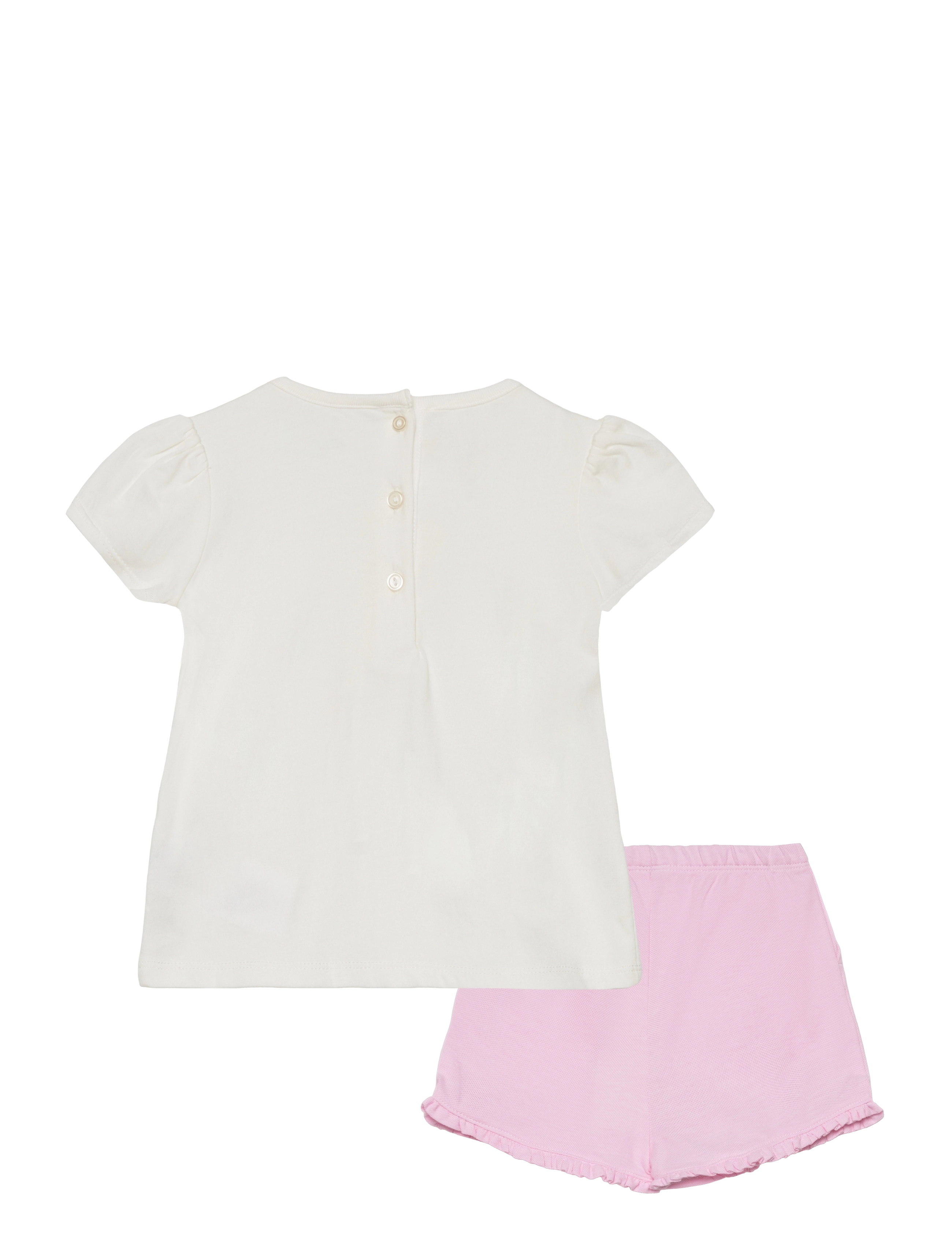 Ralph Lauren Baby - Polo Bear Jersey Tee & Mesh Short Set - trophy cream/carm - 1