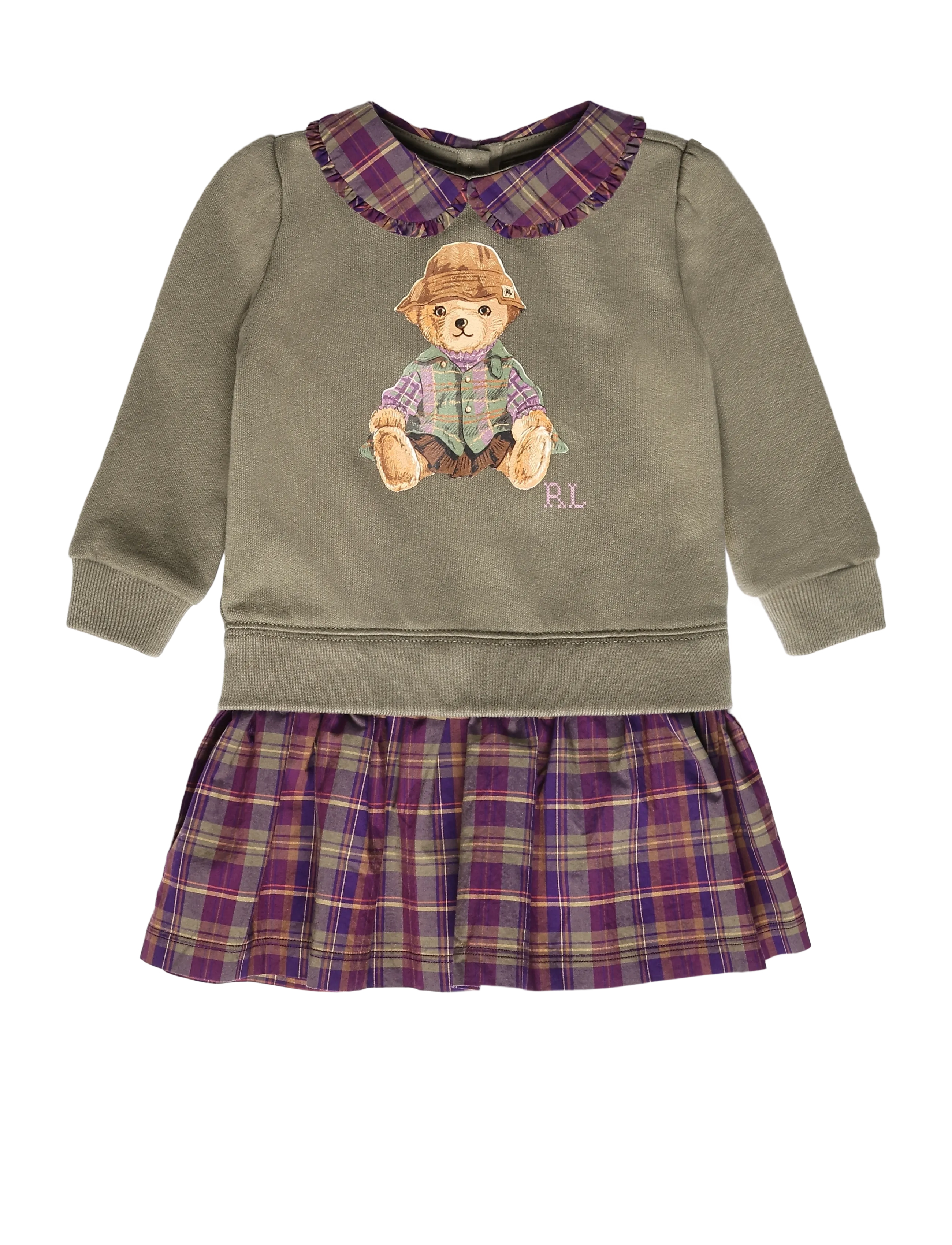 Ralph Lauren Baby LW MAGIC FLEECE-KNT-DRESSES - Einkaufen nach Alter von - CRUISE OLIVE / khaki/green