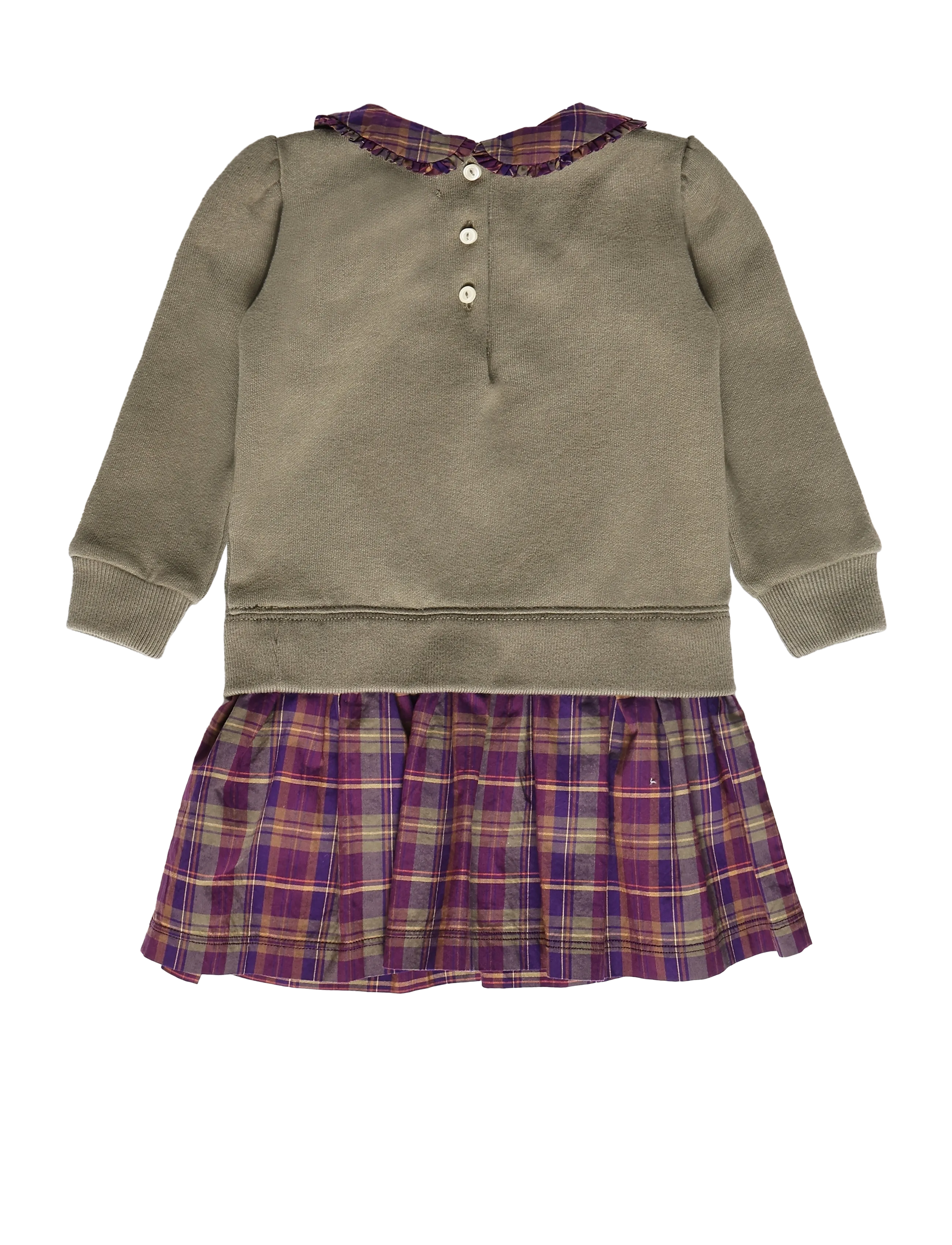 Ralph Lauren Baby - LW MAGIC FLEECE-KNT-DRESSES - cruise olive - 1