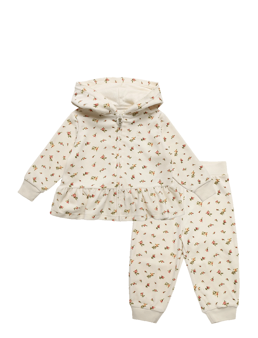 Ralph Lauren Baby - 30/1 PRT CTNPLY VLR-KNT-OUTFIT SET - einkaufen nach alter von - wolcott bud - 0
