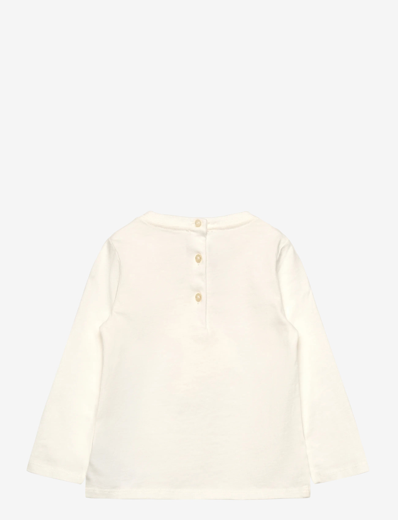 Ralph Lauren Baby - Polo Bear Cotton Long-Sleeve Tee - long-sleeved t-shirts - trophy cream - 1