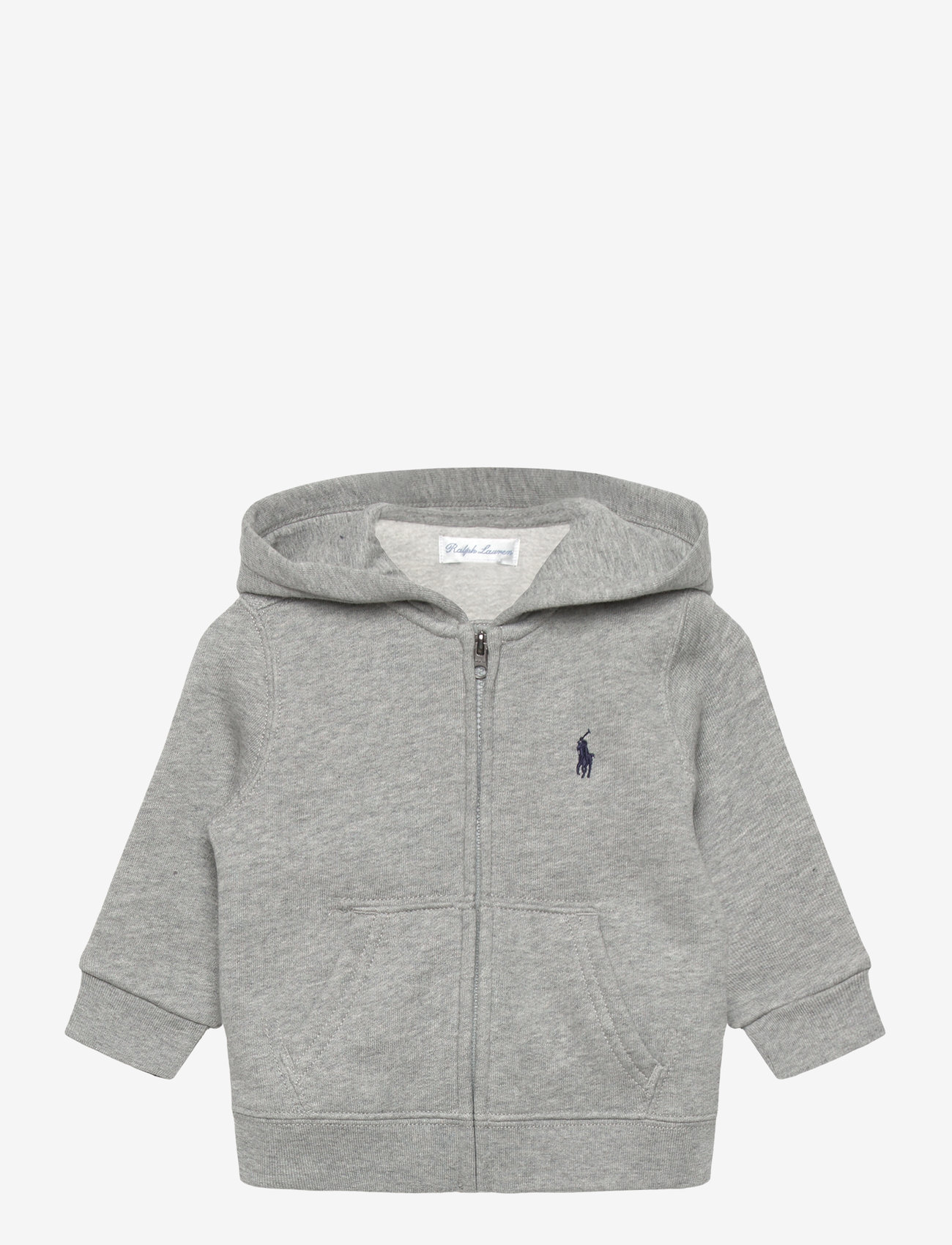Ralph Lauren Baby - Fleece Full-Zip Hoodie - hættetrøjer - dark sport heathe - 0