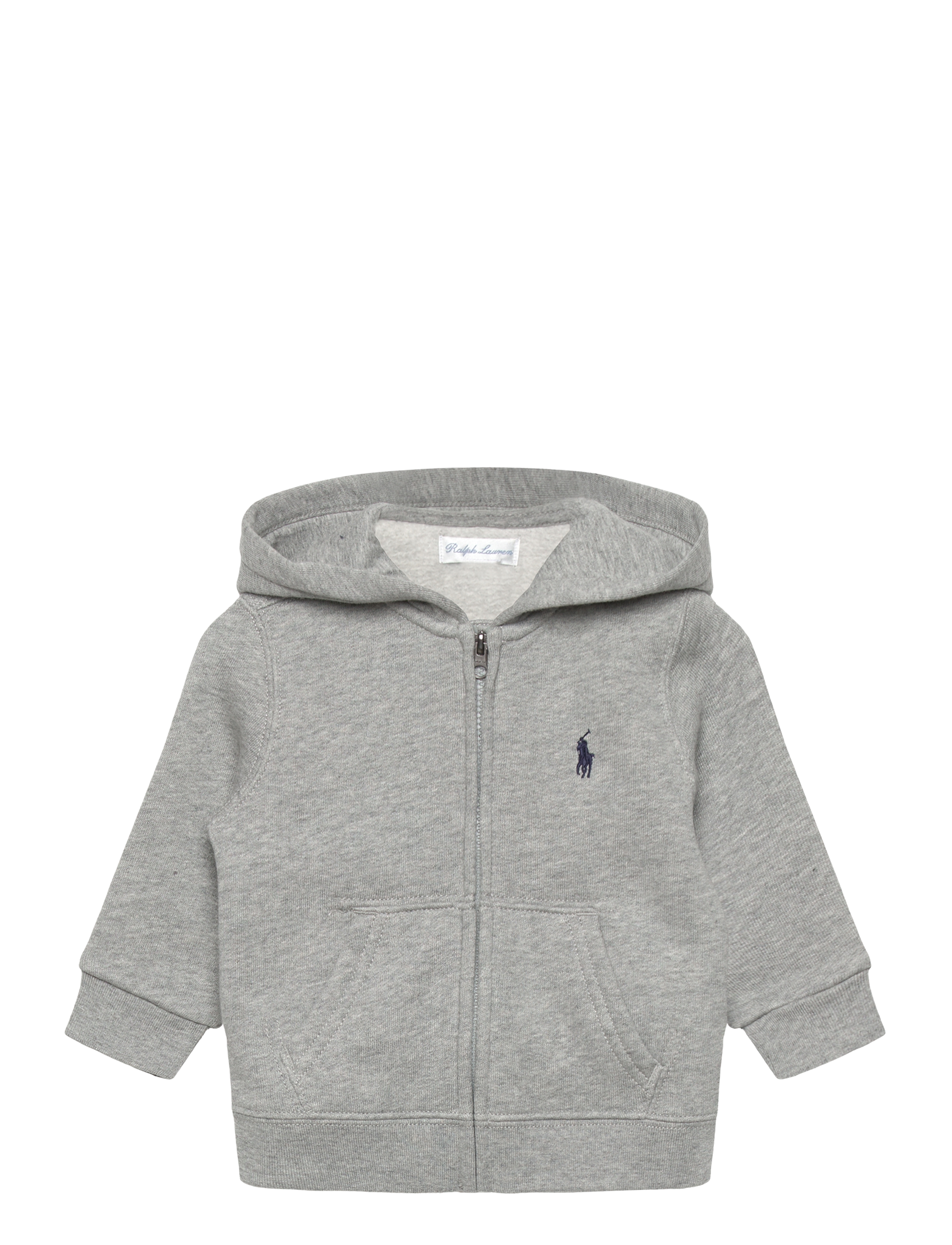 Ralph Lauren Baby Fleece Full-Zip Hoodie - 4 for 3 - DARK SPORT HEATHE / grey