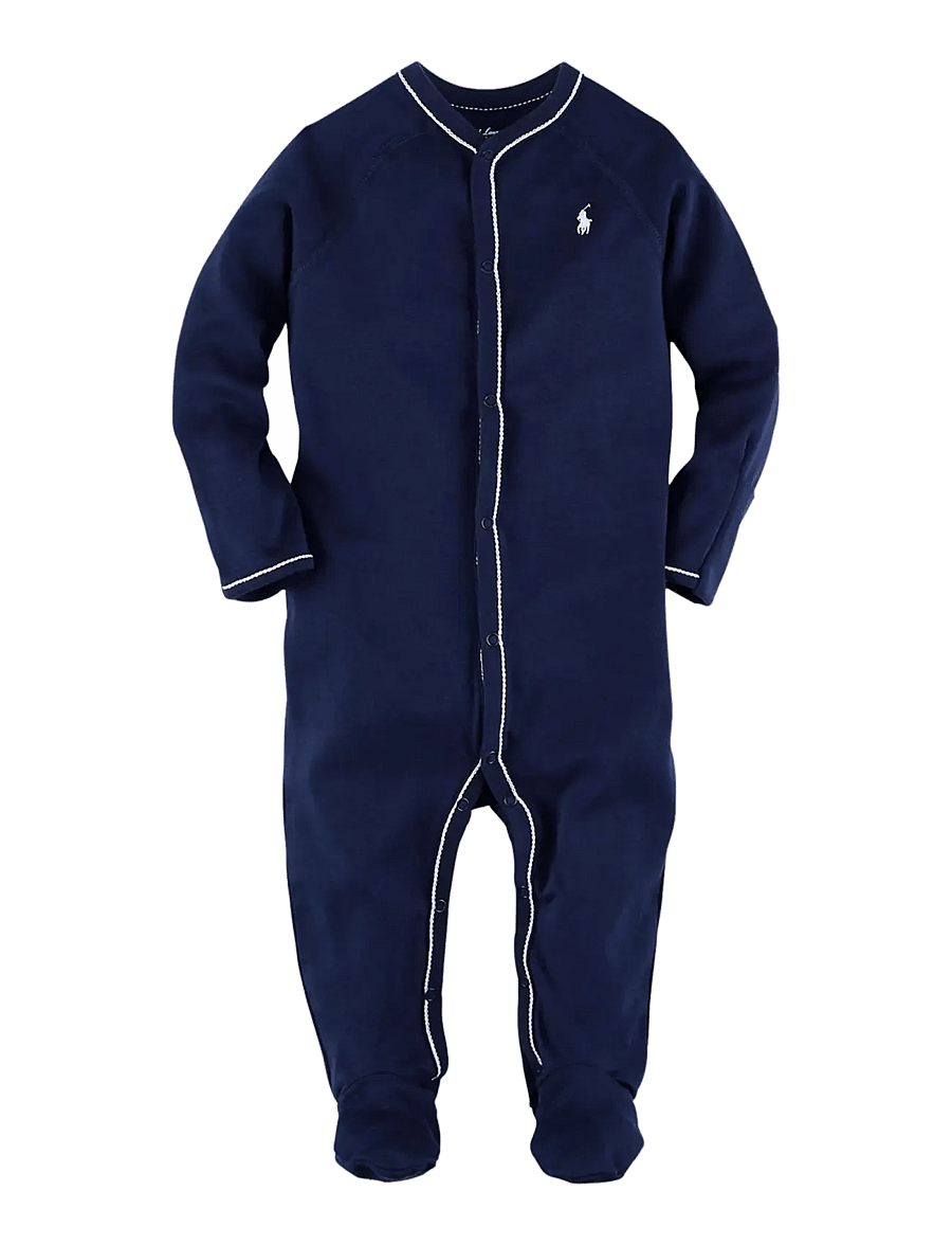 Ralph Lauren Baby - BSR INTRLCK-SOLID-OP-CVA - refined navy - 0