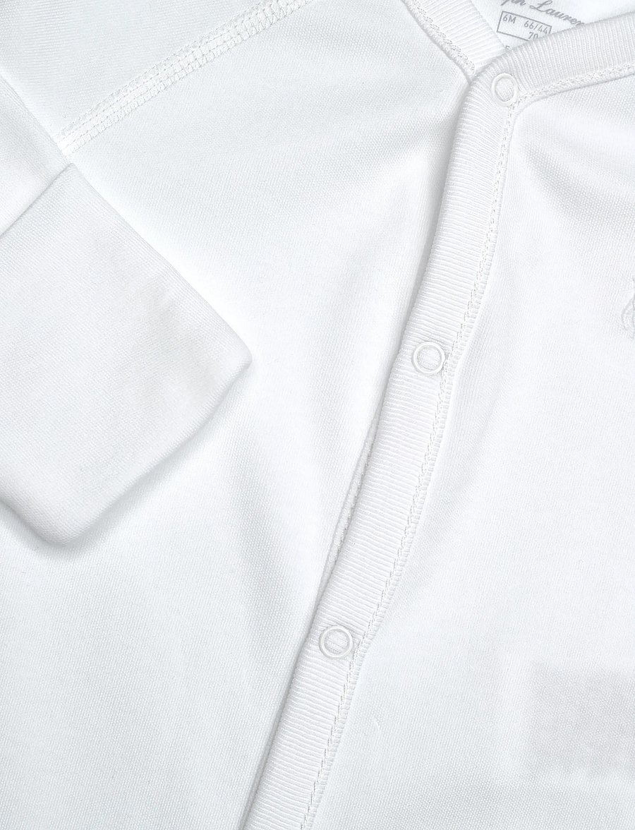 Ralph Lauren Baby - BSR INTERLOCK-SOLID-OP-CVA - langärmelig - white - 2