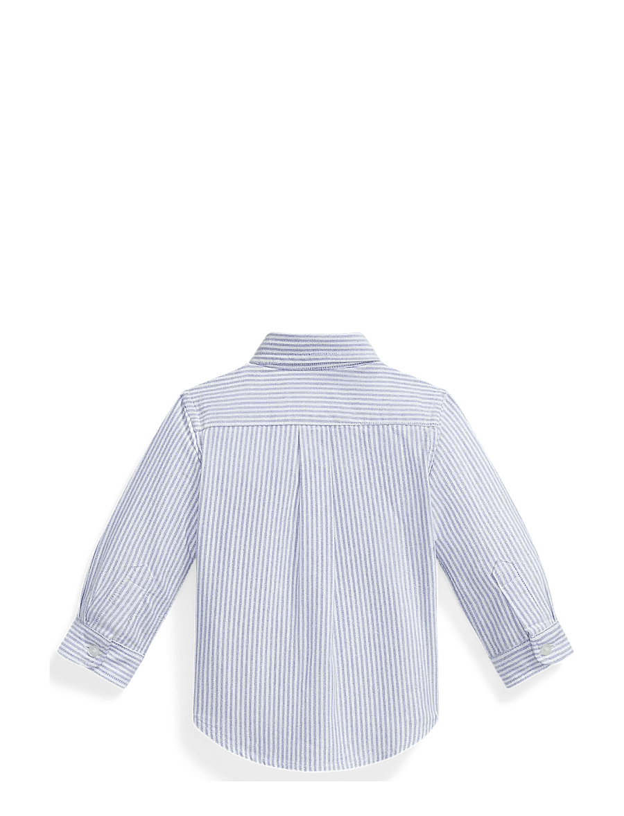 Ralph Lauren Baby - STRIPE OXFORD-LS BD-TP-SHT - langärmlige hemden - lt blue stripe - 1