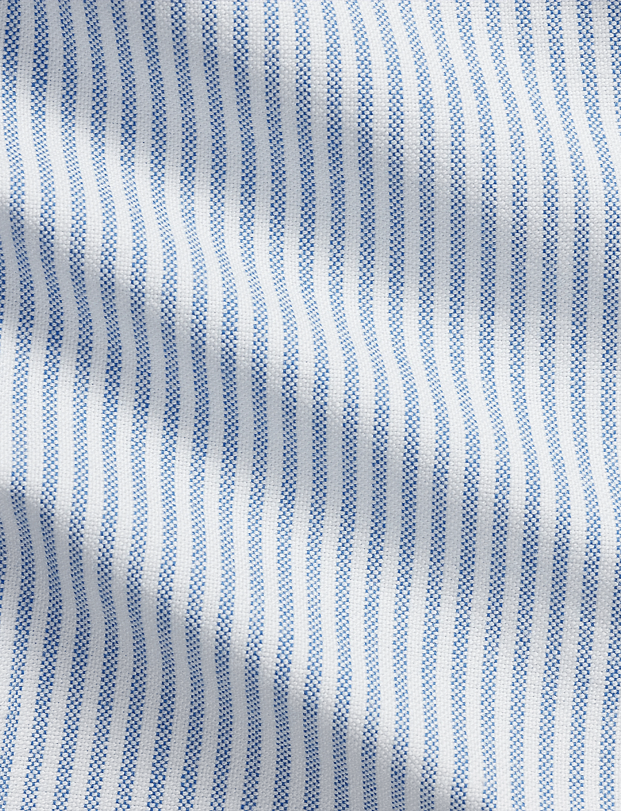Ralph Lauren Baby - STRIPE OXFORD-LS BD-TP-SHT - langärmlige hemden - lt blue stripe - 3