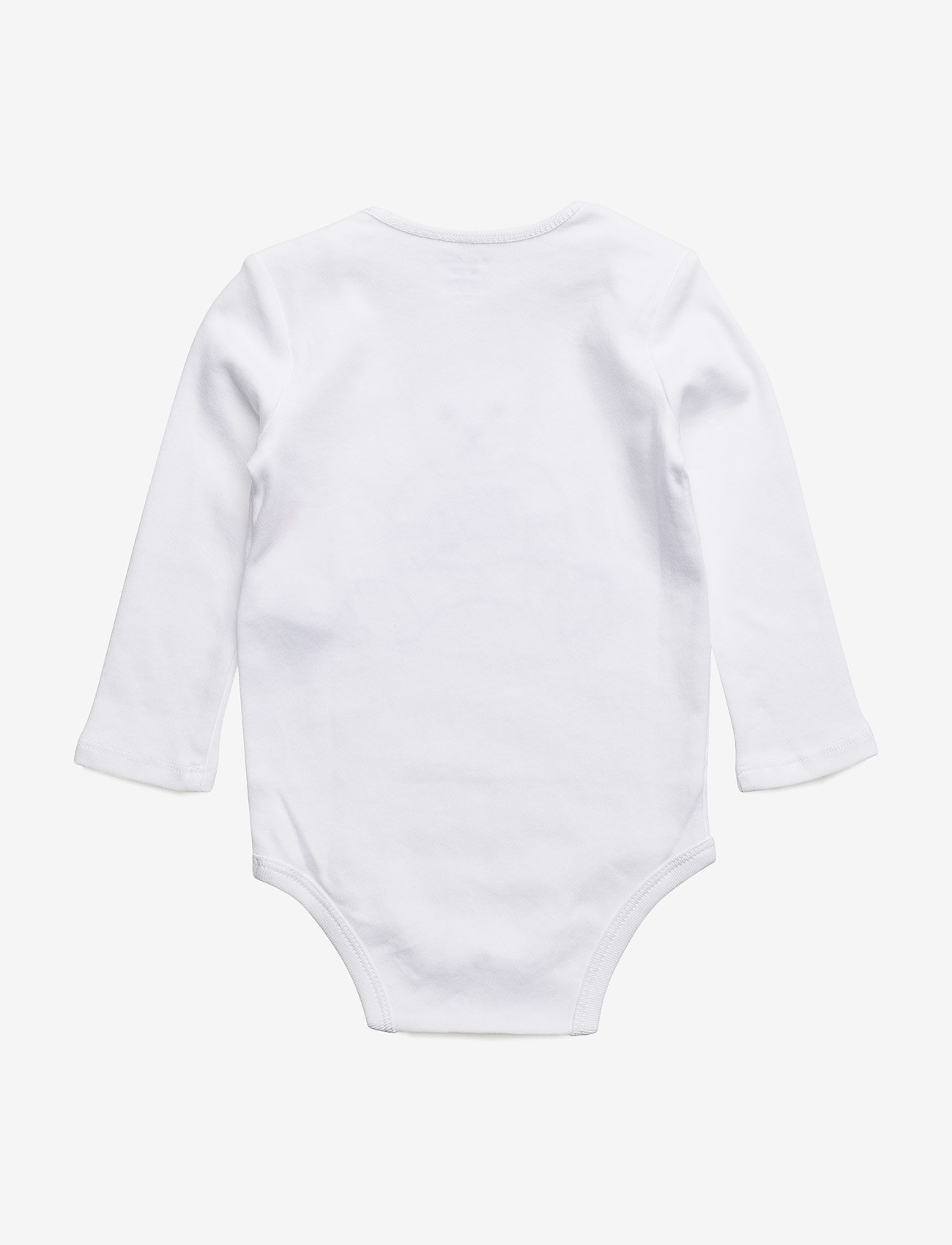 Ralph Lauren Baby - INTERLOCK-BOY BEAR-OP-BDY - langærmede bodyer - white - 1