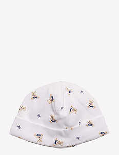 Polo Bear Cotton Interlock Hat, Ralph Lauren Baby