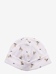 Ralph Lauren Baby - Polo Bear Cotton Interlock Hat - mažiausios kainos - white/blue multi - 1