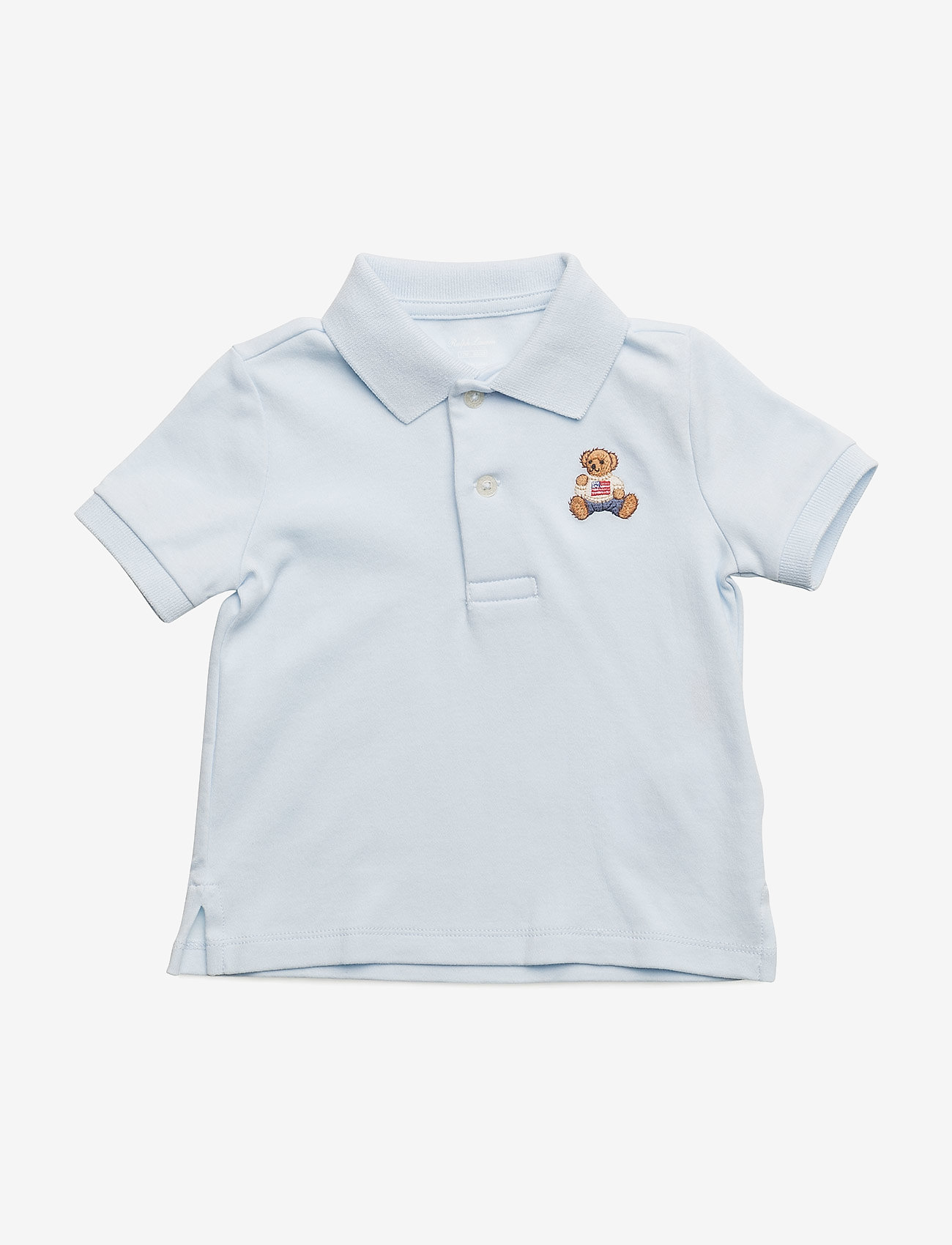 Ralph Lauren Baby - INTERLOCK-EMBROID POLO-TP-KNT - beryl blue - 0