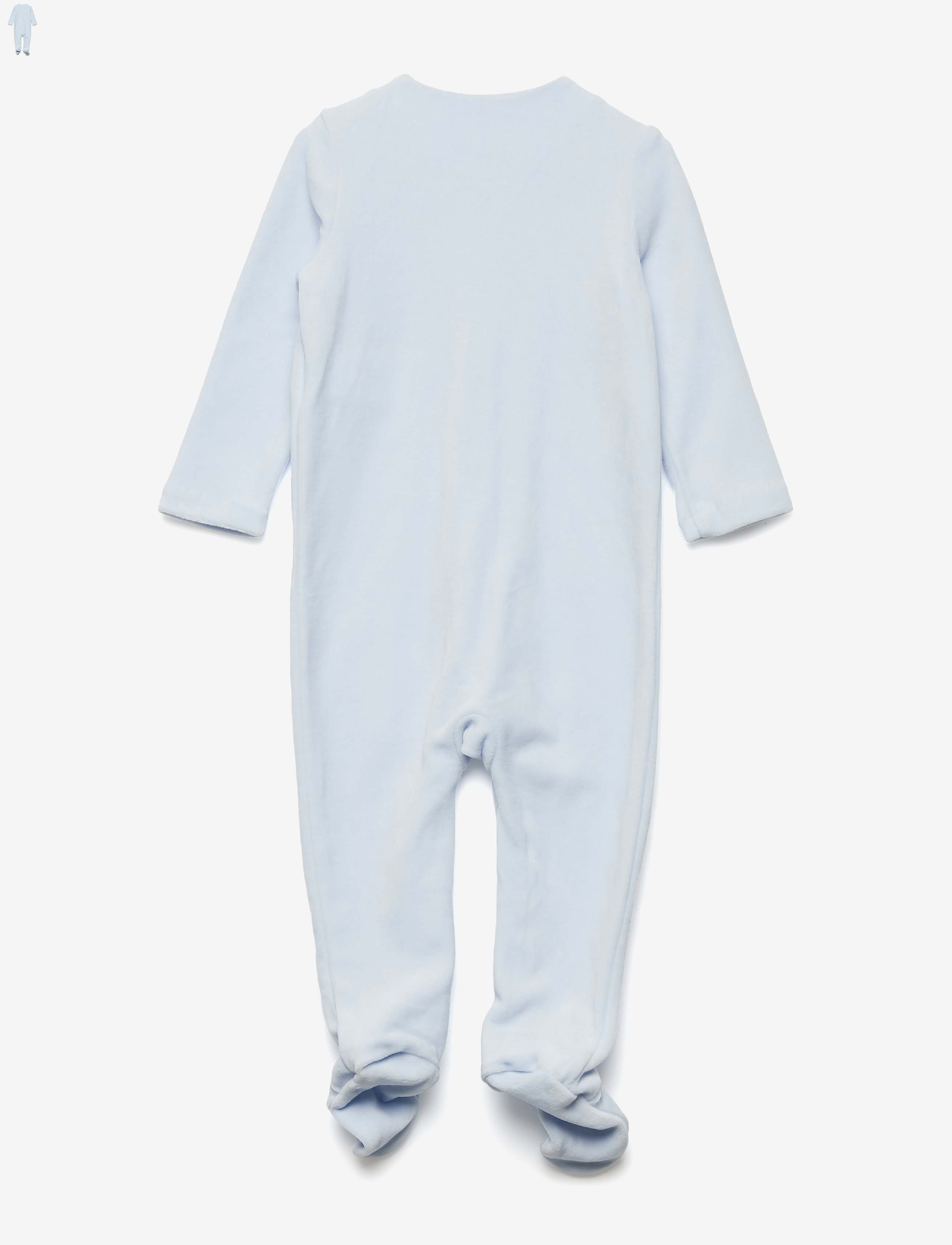 Ralph Lauren Baby - Cotton-Blend-Velour Coverall - beryl blue - 1