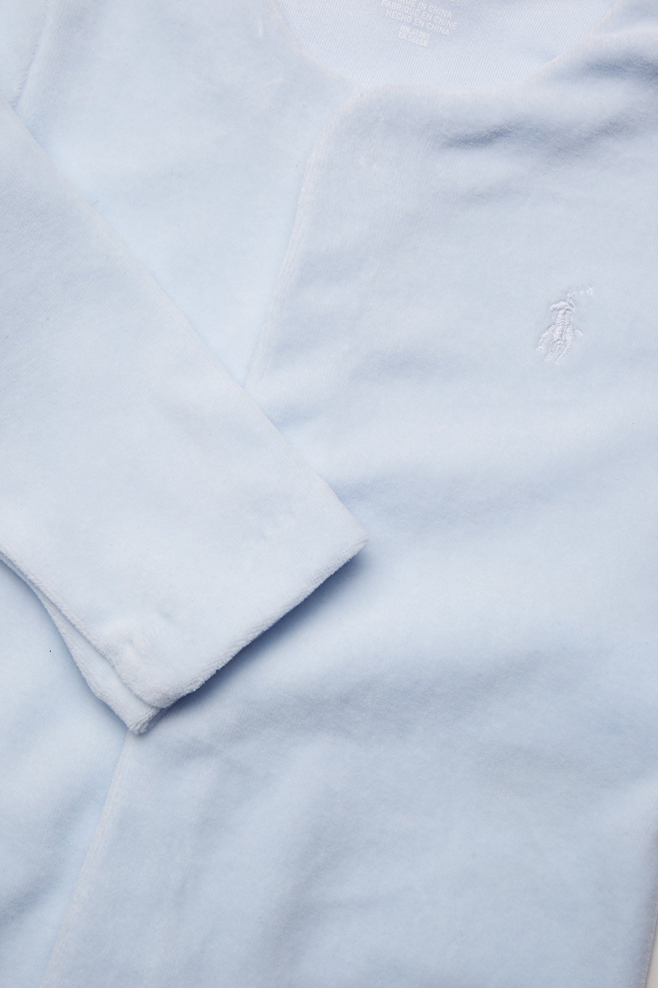 Ralph Lauren Baby - Cotton-Blend-Velour Coverall - beryl blue - 2