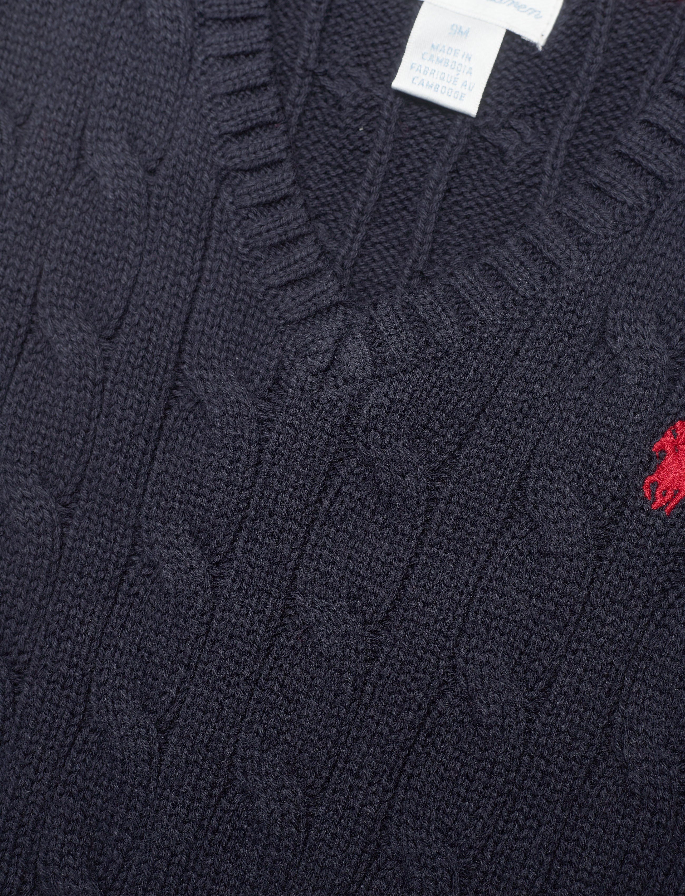 Ralph Lauren Baby - Cable-Knit Cotton Sweater Vest - rl navy - 2