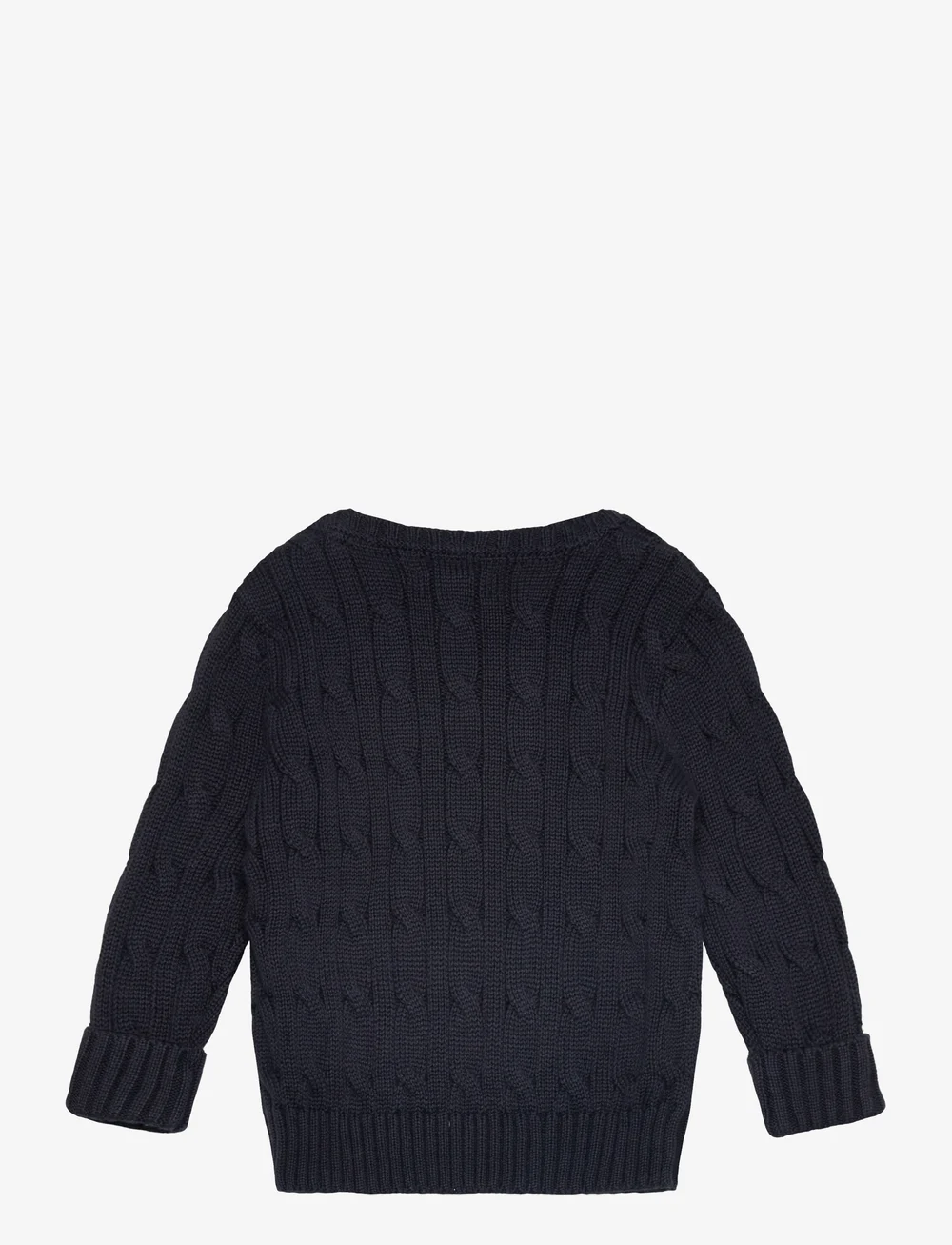 Ralph Lauren Baby - Cable-Knit Cotton Sweater - stickade tröjor - rl navy/c3807 - 1