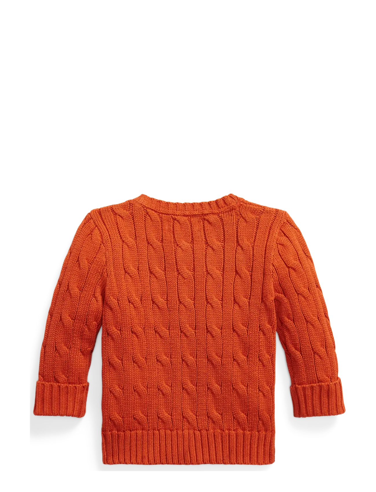 Ralph Lauren Baby - COMBED COTTON-LS CABLE CN-TP-SWT - varsity orange/c5 - 1