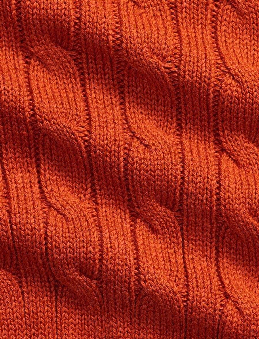 Ralph Lauren Baby - COMBED COTTON-LS CABLE CN-TP-SWT - pullover - varsity orange/c5 - 2