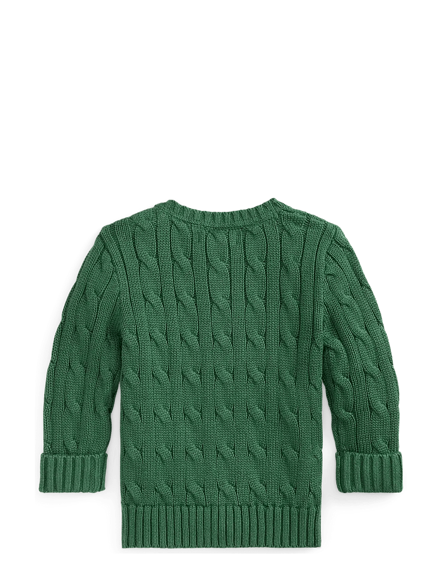 Ralph Lauren Baby - COMBED COTTON-LS CABLE CN-TP-SWT - verano green/c079 - 1
