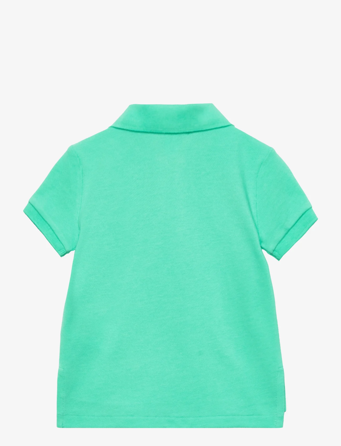 Ralph Lauren Baby - Cotton Mesh Polo Shirt - polosärgid - sunset green/c715 - 1