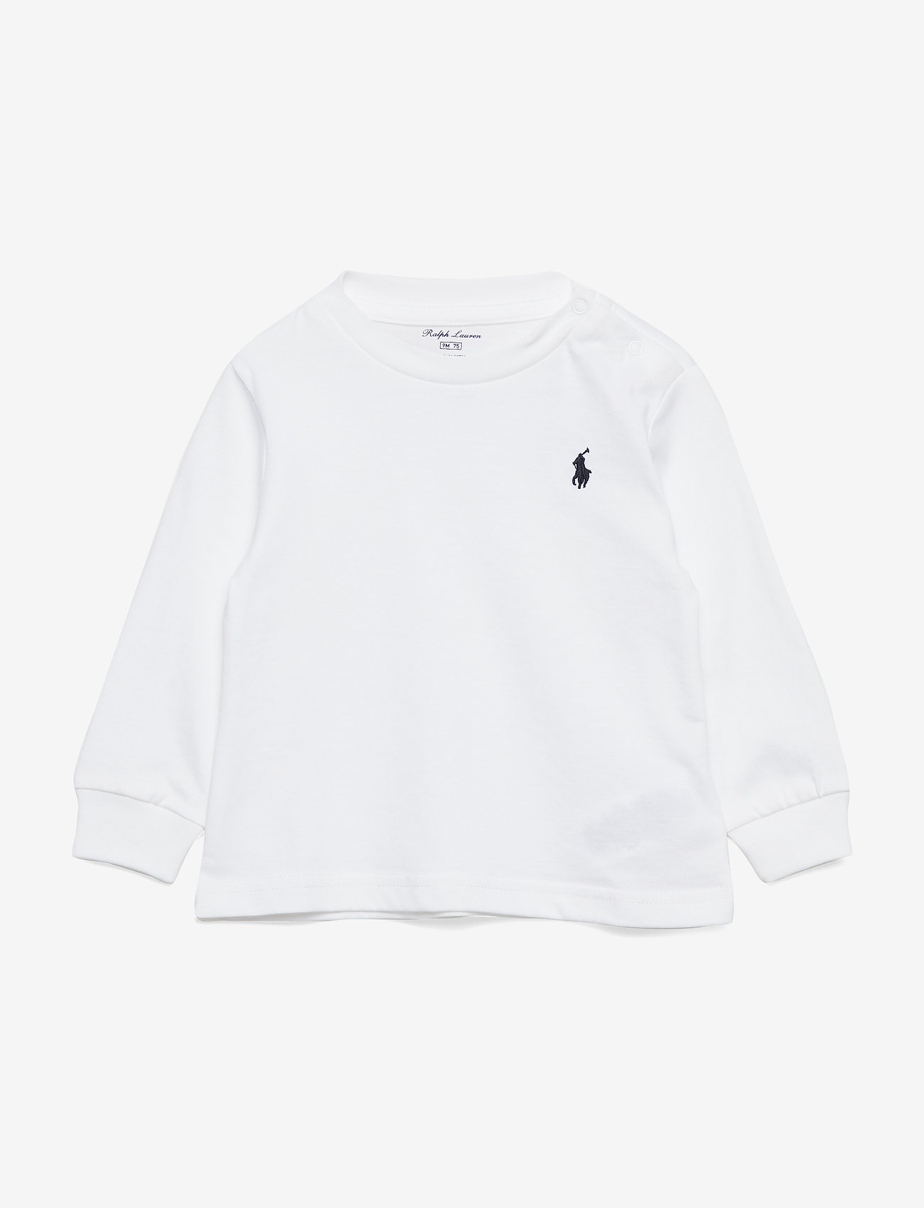 Ralph Lauren Baby - Cotton Jersey Long-Sleeve Tee - white - 0